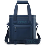 RTIC 20 Can Ultra-Tough Soft Cooler Pro, Insulated, Waterproof, Leakproof, Portable, Floating Bag for Beverage, Drink, Lunch, Outdoor, Beach, Car, Camping, Picnic, Fishing, Boat, 13L, Navy
