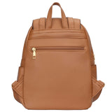 KKXIU Trendy Leather Backpack Purse for Women and Ladies Shoulder Travel Daypacks Bags (A-Brown)