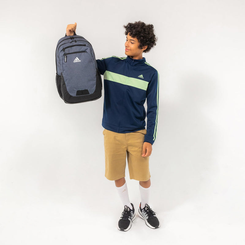 adidas Unisex Foundation Backpack for Laptop, Large Durable Athletic Gym Bag