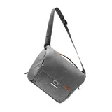 Peak Design Everyday Messenger V3 13L, Ash, Weatherproof Camera and Work Bag with Laptop Sleeve, Expandable, MagLatch Closure, FlexFold Dividers, Fits 13" Laptop, Messenger Bag for Men and Women
