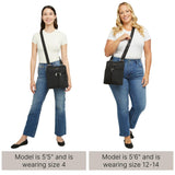 Baggallini Women's Horizon Crossbody, Black