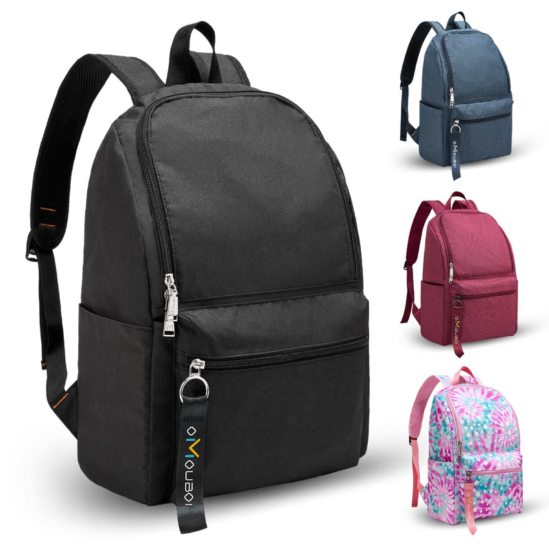 OMOUBOI Casual Daypacks Superbreak Backpack 14 inch Laptop Backpack for Women & Men Fits Tourism Business (Black) | Backpacks4Less