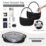 KALIDI Small Purses for Women Trendy Shoulder Bag Nylon Women's Shoulder Handbags Cute Ladies Hobo Purse with Adjustable Strap for Everyday Use & Night Out