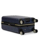 Kenneth Cole REACTION Madison Square Lightweight Hardside Chevron Expandable Spinner Luggage, Navy, 2-Piece Set (20" & 28")
