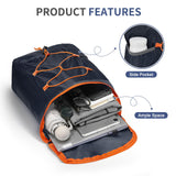 SUIKIHUM 20L Hiking-Daypack Lightweight Foldable Travel Packable Backpack for Camping Cycling Outdoor, Navy Blue