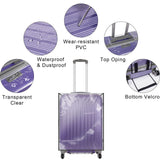 Cosmos 1 Pc Luggage Cover Clear PVC Suitcase Cover Protector Travel Luggage Transparent Protective Cover Waterproof and Dustproof Luggage Suitcase Protector for Women and Men (30 Inch)