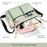 KALIDI Nylon Crossbody Bag Women Men Casual Cross Body Purse Lightweight Waterproof Messenger Bag For College Work Travel Gym