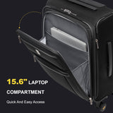 LEVEL8 Softside and Harshell Carry On Luggages with Laptop Compartment