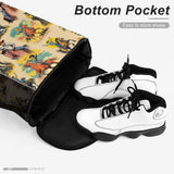 Western Drawstring Backpack Gym Bag With Shoe Compartment String Bag Sport Beach Swimming Sackpack For Women Men