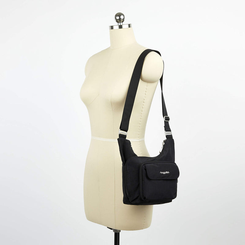 Criss Cross - Lightweight 10"x11" Womens Crossbody Nylon Travel Bag, Everyday Bag