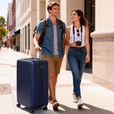 28 Inch Checked Luggage, ABS Hardside Suitcase with Spinner Wheels, TSA Security Lock, Lightweight Large Luggage for Women, Men, Expandable Travel Suitcase for Business, Road Trips & Family Vacations