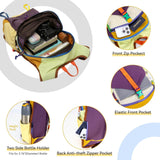 UtiaMiaoGonGo 15L Small Hiking Backpack Travel Daypack Colorful Lightweight Packable Foldable Casual Backpack for Women Men