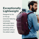 Osprey Ozone Slim Pack - Lightweight Laptop Backpack with AirScape Suspension, Water Bottle Pockets & Slim Travel Design - Fits Most 16" Laptops - Personal Item or Carry-On Compatible, Black