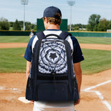 KAVIGOR Baseball Bag for Youth | Softball Backpack 50L Large Capacity with Shoe Compartment and 4 Bat Holders | Nova Flare Series