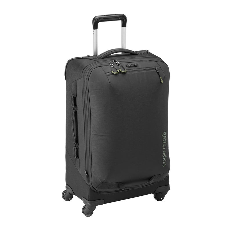 eagle creek Expanse 4-Wheel 26" Luggage – Durable Checked Spinner Suitcase with Expandable Capacity – Rugged Fabric, Lockable Zippers & Grab Handles – Travel-Ready – Midnight Black