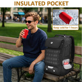 MATEIN Expandable Travel Backpack With Shoe Compartment, 52L Large Suitcase Backpack with Waist Straps, 17 Inch TSA Laptop Backpacks Luggage Carry On Bag With 3 Packing Cubes