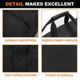 COOLBEBE 42" Sports Duffle Bag - 150L Extra Large Travel Duffel Luggage Bag with Upgrade Zipper, Sturdy & Water Resistant, Black