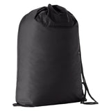 Eagle Creek Portable Laundry Sack - Packable Laundry Sack for Dirty Clothes - Lightweight & Portable - Recycled Materials - Drawstring Cinch Closure - Front Pocket Key Clip - Black