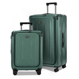 LOUIS KAISER Carry On Luggage, 20Inch & 29 Inch Top Opening Airline Approved ABS+PC Hard Shell Suitcases with Silent Wheels, TSA Lock,Front Pocket and Wet-dry Separated Six-piece Set