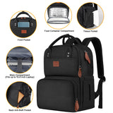 MATEIN Work Backpack for Women, Insulated Cooler Backpacks with Lunch Box, 15.6 Inch Laptop Backpack with Lunch Compartment Reusable Water Resistant Food Bag for College Camping Picnics Womens Gifts