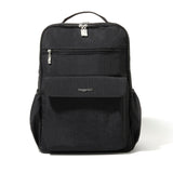 Baggallini Everyday Laptop Backpack - 11x15.5 Lightweight Water-Repellent Nylon Travel Bag w/Padded Laptop Sleeve & RFID