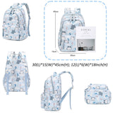 Mfikaryi Backpacks for Girls Cute Cat Backpack Elementary School Backpack Students Bookbag for Girls