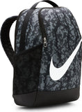 NIKE Unisex Kids Youth Brasilia Backpack - Cat Aop Fa24 Backpack (pack of 1), Black/Black/White, One Size, Young Athletes