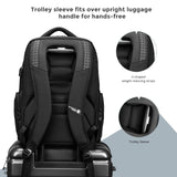 Swissdigital Design Men Laptop Backpack with Apple Find My, Business Travel Backpack with USB Charging Port and RFID Protection Fits Laptops up to 15.6 Inch | Terabyte NG