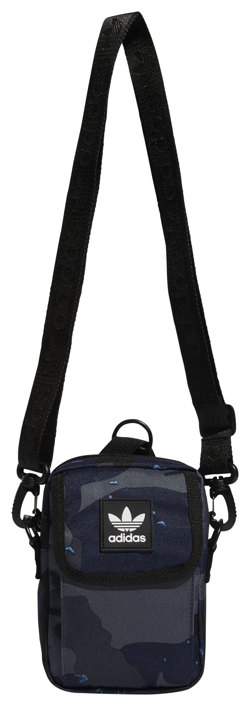 adidas Originals Utility Festival Crossbody Bag, Rain Camo Legend Ink Blue, One Size
