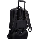 Kenneth Cole REACTION Colombian Leather 16" Manhattan Slim Laptop Travel Backpack, Brown