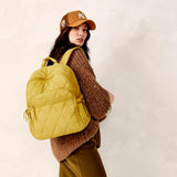 Vera Bradley Women's Featherweight Bancroft Backpack, Golden Olive, One Size