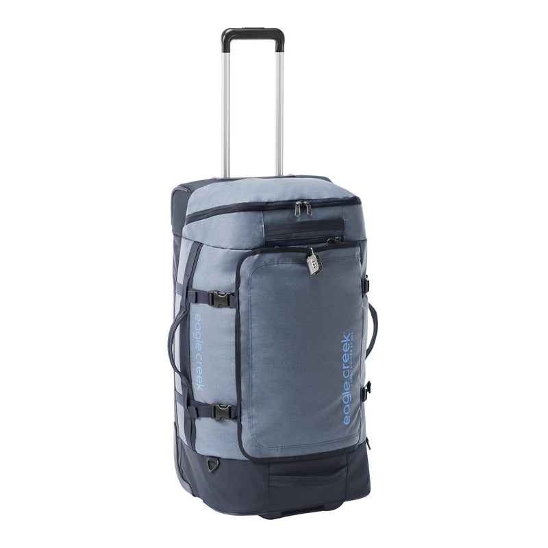 Eagle Creek Cargo Hauler XT Wheeled Duffel - Wheeled Backpack Duffel - Deployable Backpack Straps - Lockable U-Lid & Easy Access Compartment - 29" - Glacier Blue