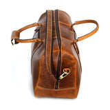 KomalC Leather Duffle Bags for Men and Women Travel Overnight Weekend sports bag holdall Gym Duffel for Men