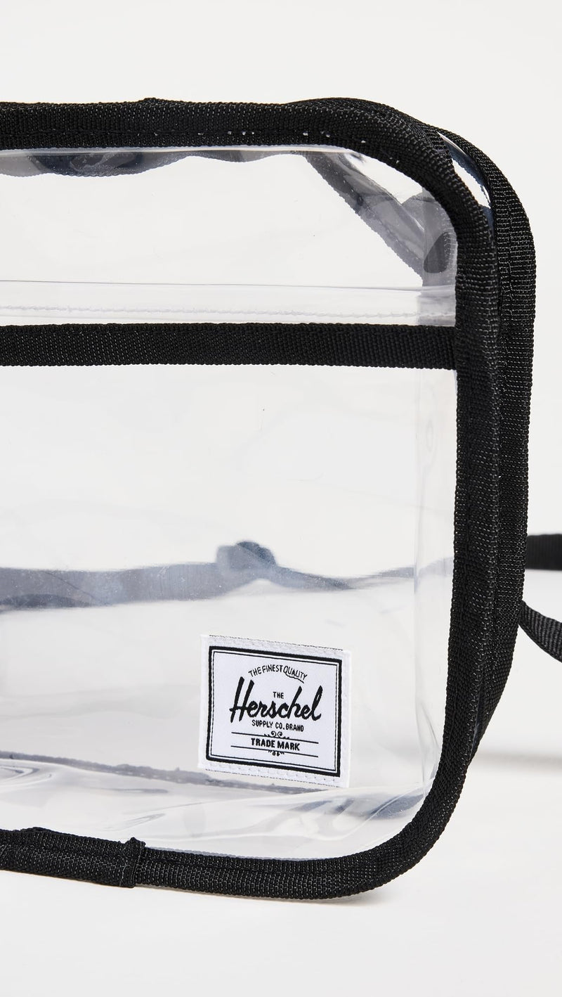 Herschel Supply Co. Unisex Classic Crossbody Bag, Clear/Black, 2.2L, Standard