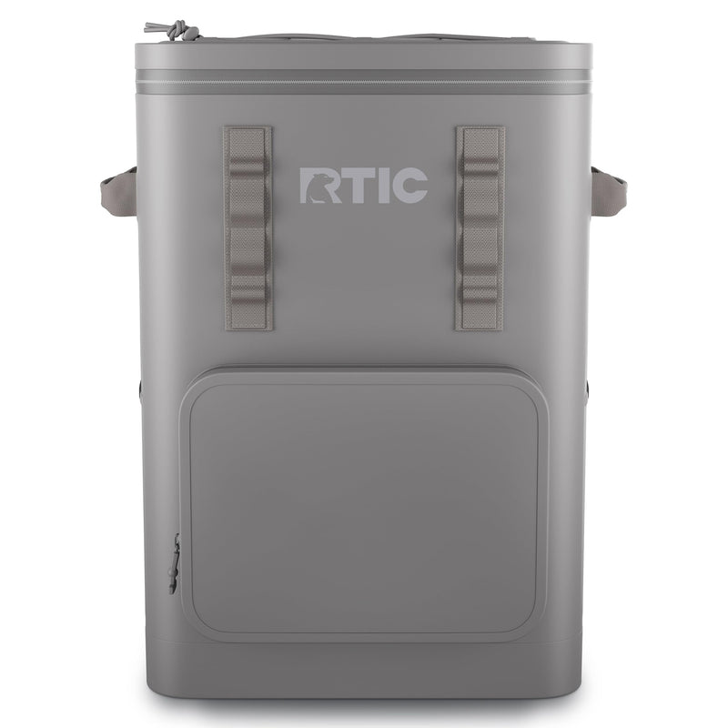 RTIC 48 Can Ultra-Tough Backpack Cooler, Insulated, Waterproof, Leakproof, Portable, Floating Bag for Beverage, Drink, Lunch, Outdoor, Beach, Car, Camping, Picnic, Fishing, Boat, 26L, Graphite