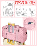 Elilier Easter Gifts for Women Girls, Travel Duffle Bag: Personalized Weekender Dance Cheer bag Sports for Girl, Gymnastics Bags, Birthday Gifts for Women Girls Kids Teens