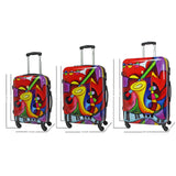Dejuno Dejuno 3-piece Lightweight Hardside Spinner Upright Luggage Set - Jazz Luggage Set, Jazz
