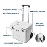 YETI Roadie 60 Wheeled Cooler with Retractable Periscope Handle, Charcoal