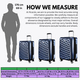 Ricardo Beverly Hills Melrose Hardside Expandable Luggage with Lightweight Construction for Smooth Traveling, Stylish, Durable, and Spacious, Men and Women, Prussian Blue, Carry-On 20-Inch