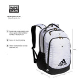 adidas Defender Sports Backpack with Shoe Compartment, Soccer Bag