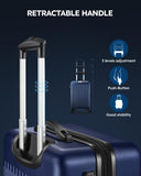 3 Piece Luggage Sets Expandable, Hardshell Travel Suitcase with Double Spinner Wheels and TSA Lock