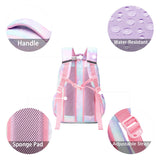 Abshoo Cute Kids Backpack For Girls Kindergarten Elementary Unicorn School Backpacks Set with Lunch Box (Unicorn Rainbow)