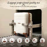 CASELLY Luggage Sets with spinner wheels, PC+ABS Hard Shell Travel Luggage,Lightweight Carry-on suitcases with TSA Lock,YKK Zippers (Black, 5 piece sets(20/24/28/DB/TB))