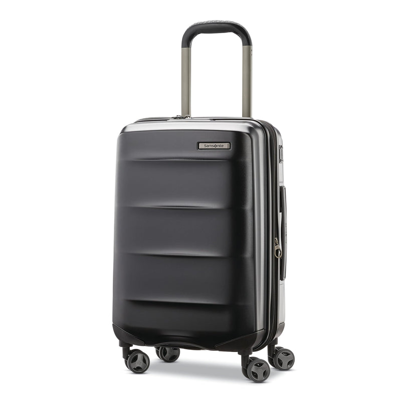 Samsonite Octiv Lightweight Hardshell 20-Inch Carry-On Luggage -Durable & Impact Resistant, 360° Aero Trac Spinner Wheels, Adjustable Telescopic Handle, Expandable Suitcase, TSA Approved Lock - Black