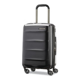 Samsonite Octiv Lightweight Hardshell 20-Inch Carry-On Luggage -Durable & Impact Resistant, 360° Aero Trac Spinner Wheels, Adjustable Telescopic Handle, Expandable Suitcase, TSA Approved Lock - Black