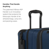 TUMI - Aerotour 4 Wheel Expandable Luggage - Men's and Women's Lightweight Business and Leisure Travel Suitcase - 21.75" Continental Expandable Carry-On, Navy