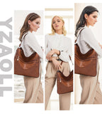 Women Large Crossbody Bags Ladies Satchel Shoulder Handbags Purse and Wallet Set for Women Totes Hobo Purses