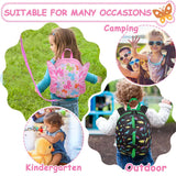 VASCHY Butterfly Toddler Backpack with Leash, Ultra Lightweight Tiny Mini Little Daycare Backpack Girls Pink