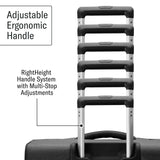 Samsonite UpLIFT Lightweight Medium Checked Softside Luggage with Spinner Wheels - Expandable - Airline-Approved, Polyester Soft Suitcase for Ultra Light Travel - Black