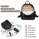 LOVEVOOK Mini Backpack for Women - Light Weight, Waterproof, Fashion - Black